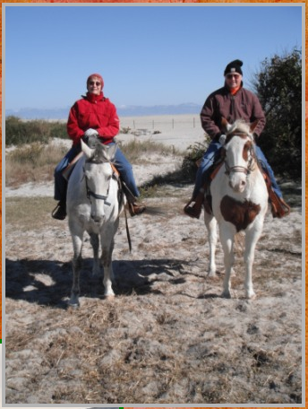 The owners enjoying a ride at Assateague Island